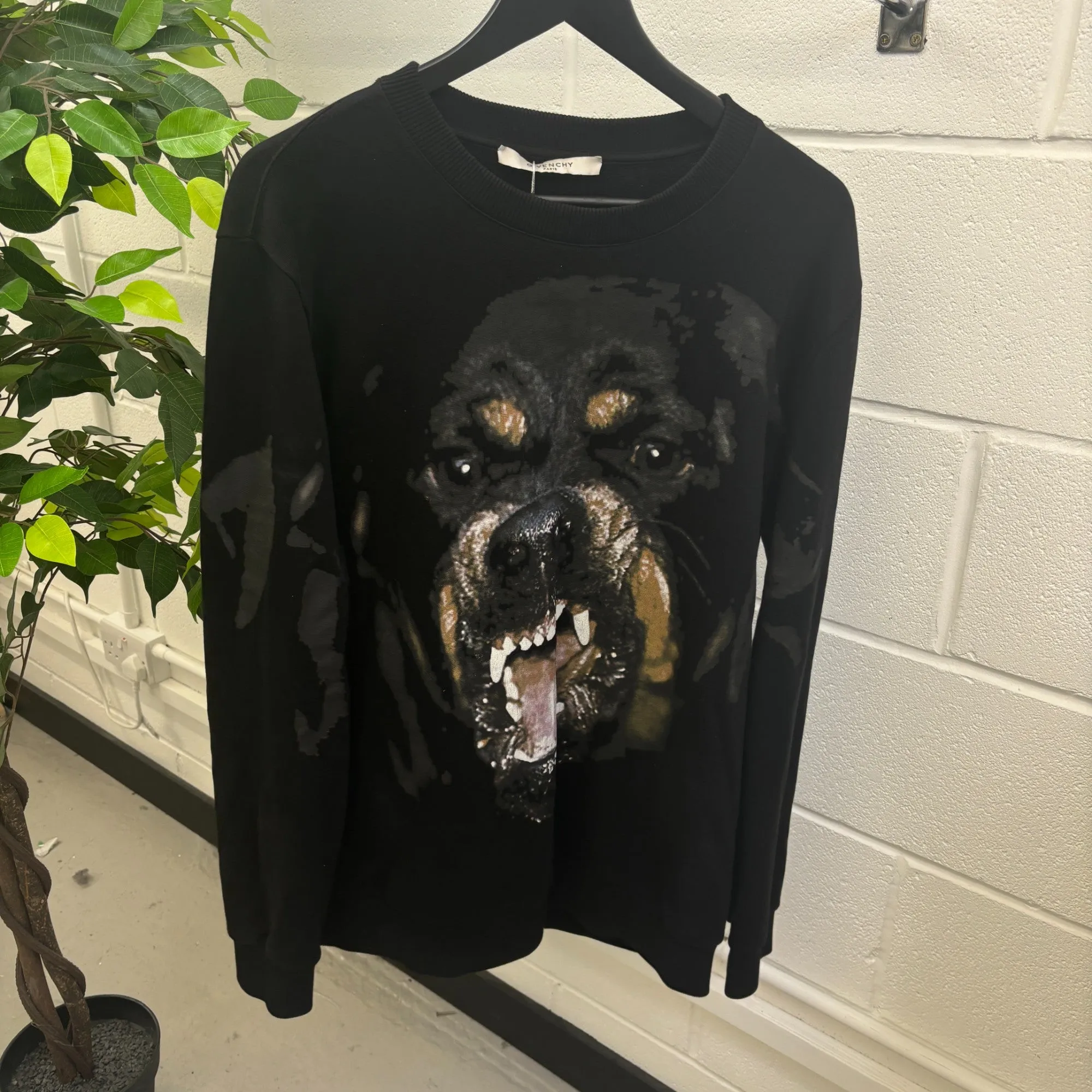 Men's Rotweiler Sweatshirt Black Size M