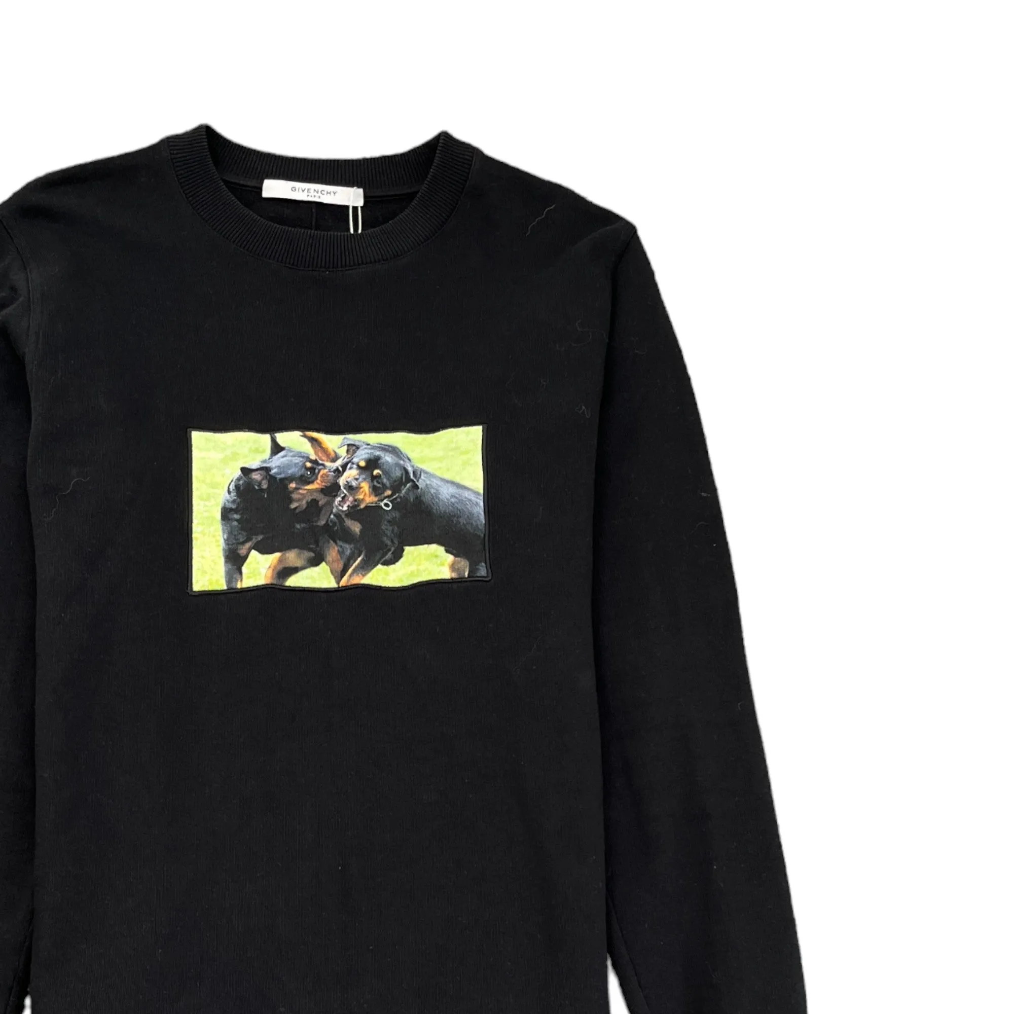 Men's Rotweiler Sweatshirt Black Size S