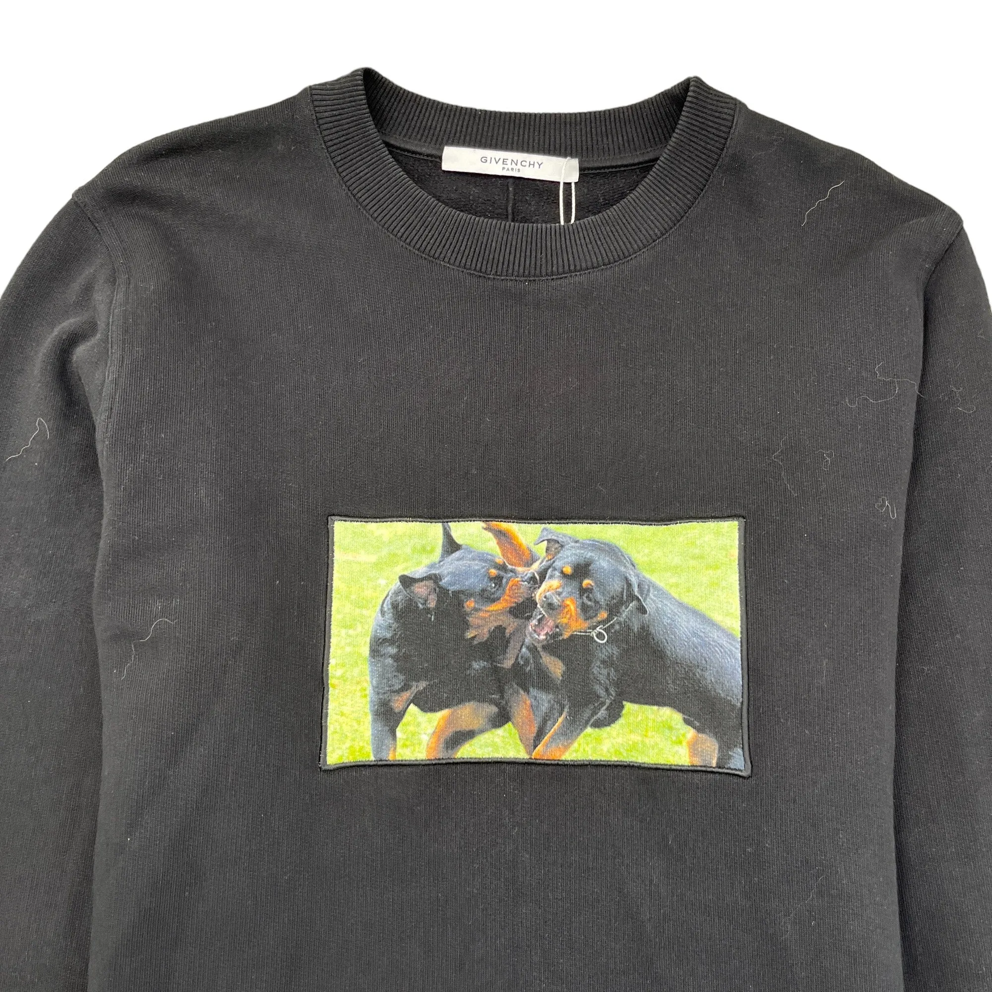 Men's Rotweiler Sweatshirt Black Size S