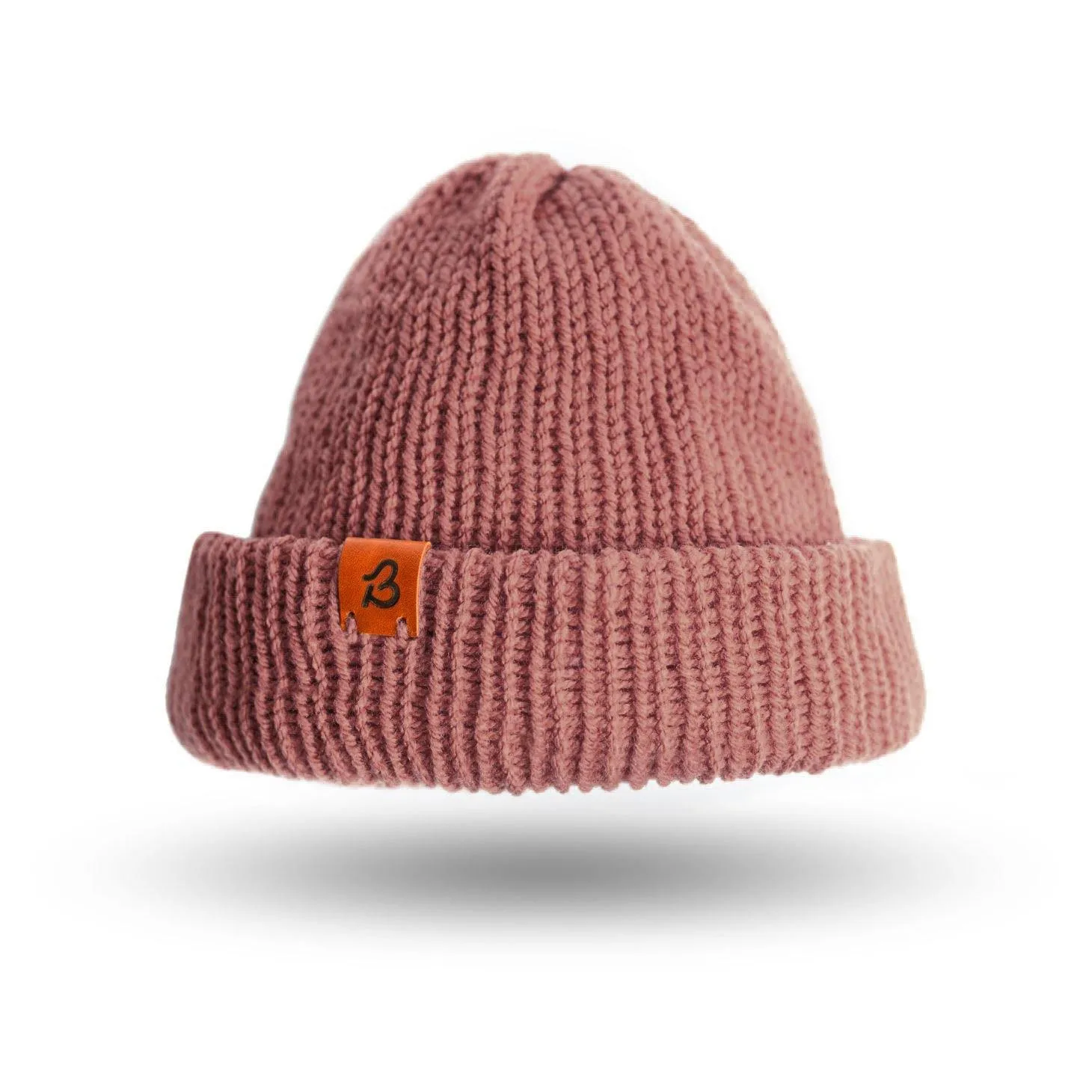 Merino Wool Beanie Hat - Cedar Red