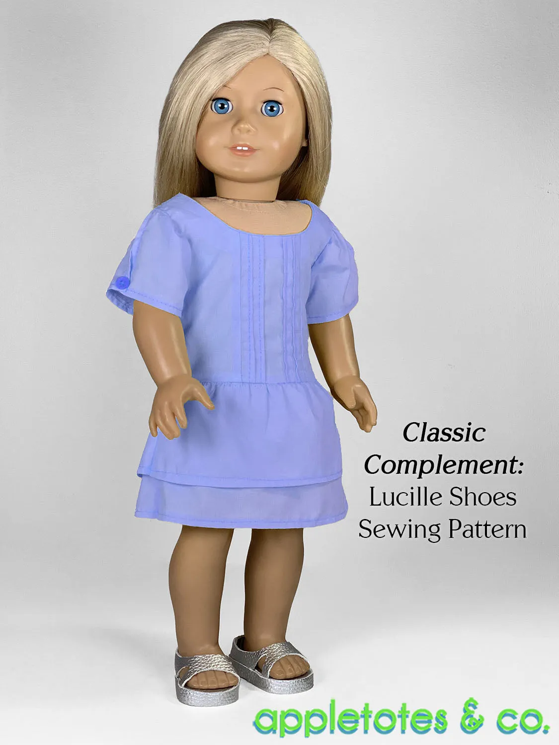 Nadine Top   Dress 18 Inch Doll Sewing Pattern