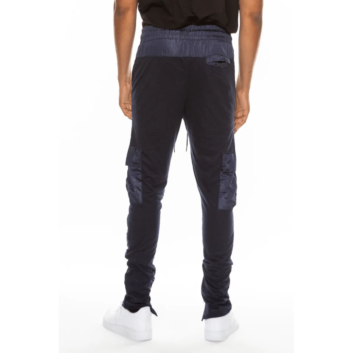 Navy Heathered Blend Joggers