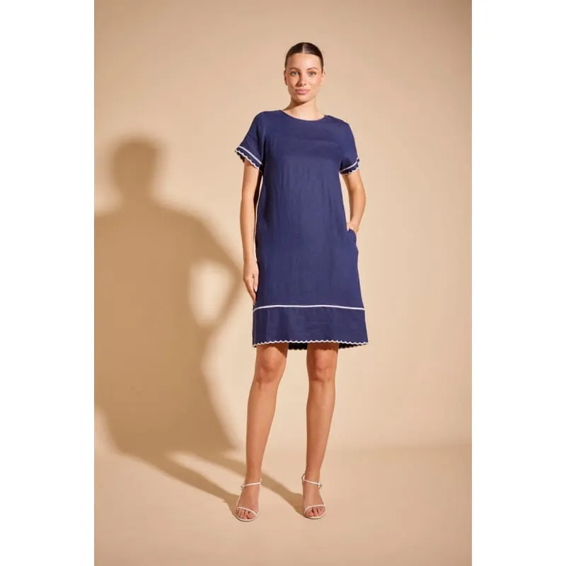 Odette Dress | Navy