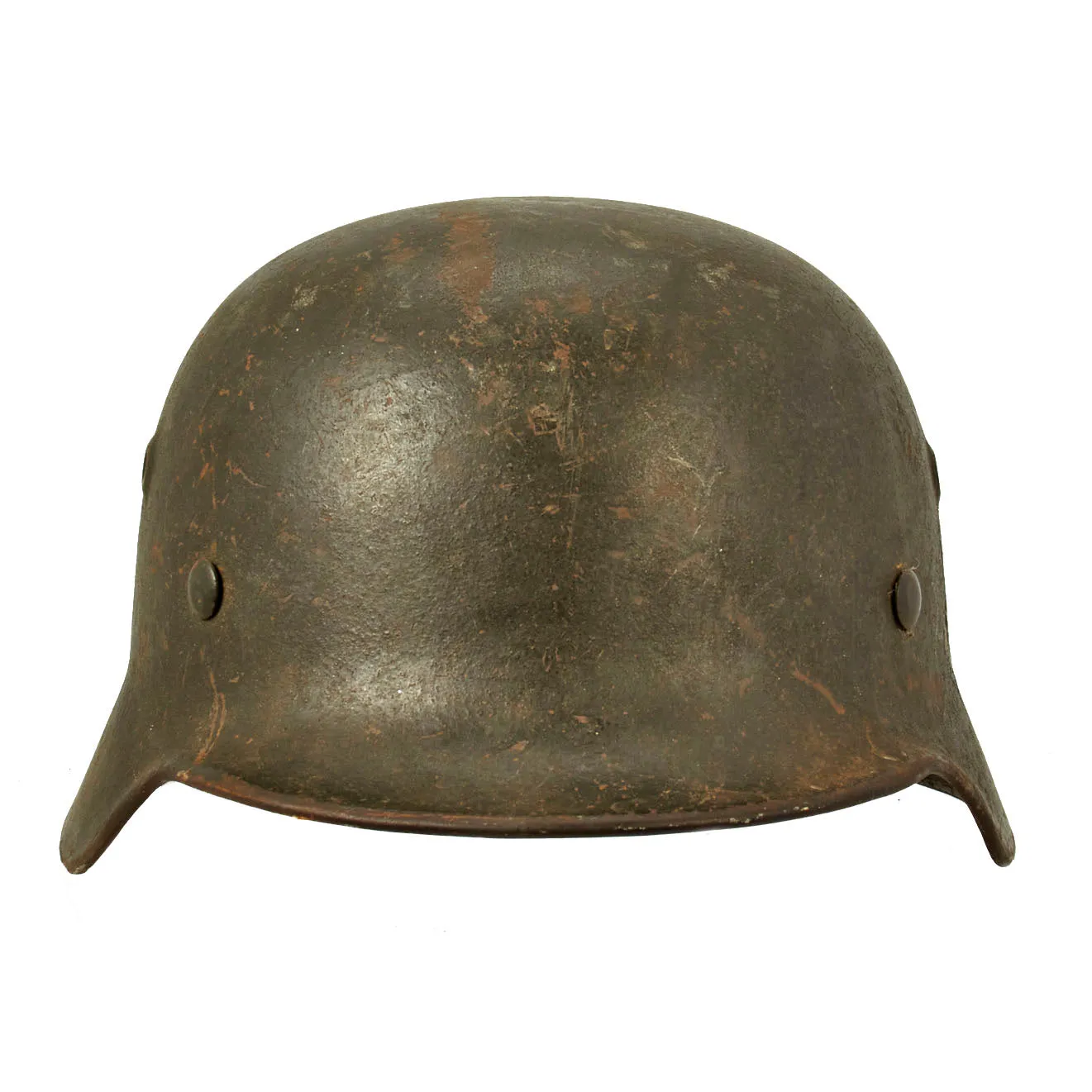 Original German WWII Named Army Heer M40 Single Decal Steel Helmet with Size 59 Liner - SE66