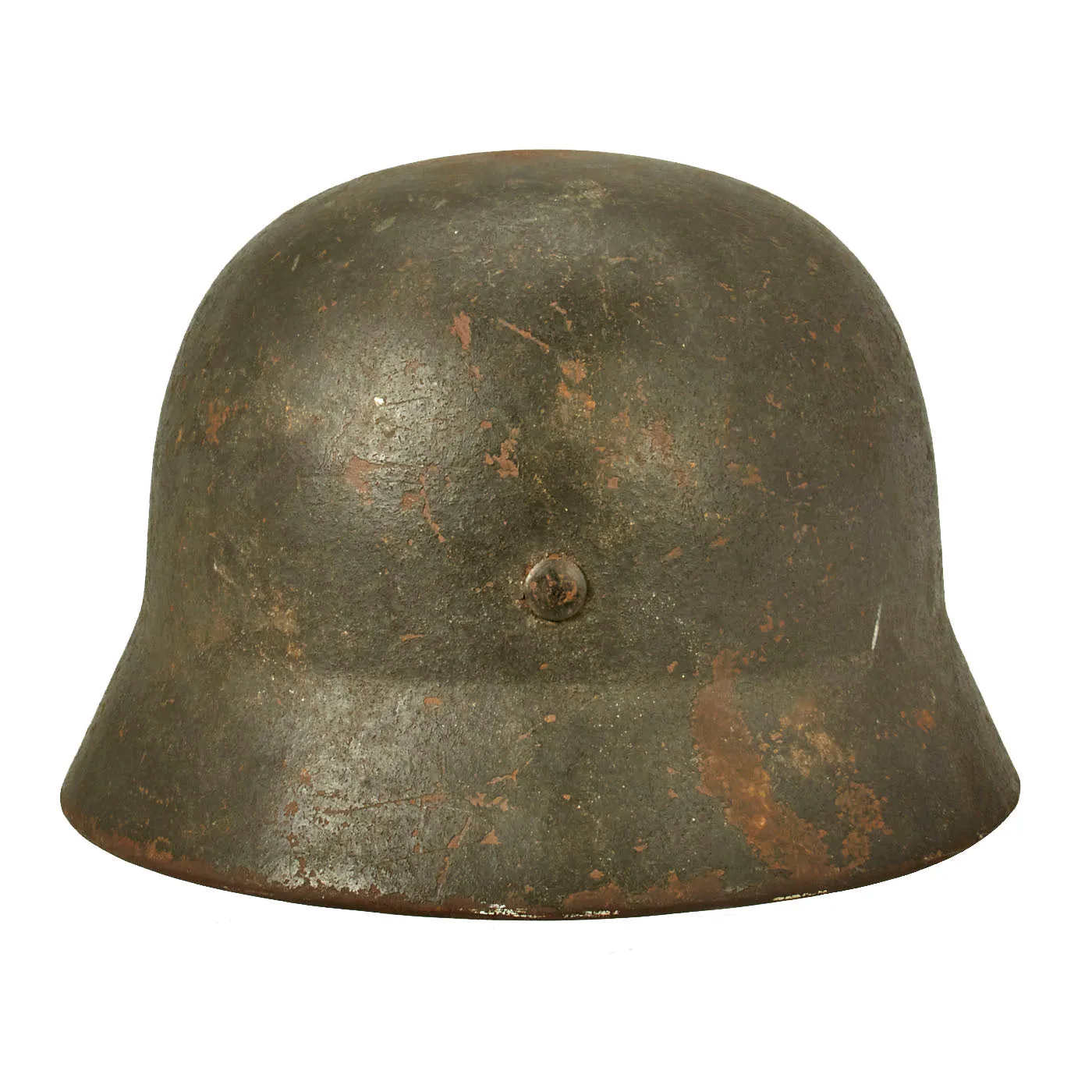 Original German WWII Named Army Heer M40 Single Decal Steel Helmet with Size 59 Liner - SE66