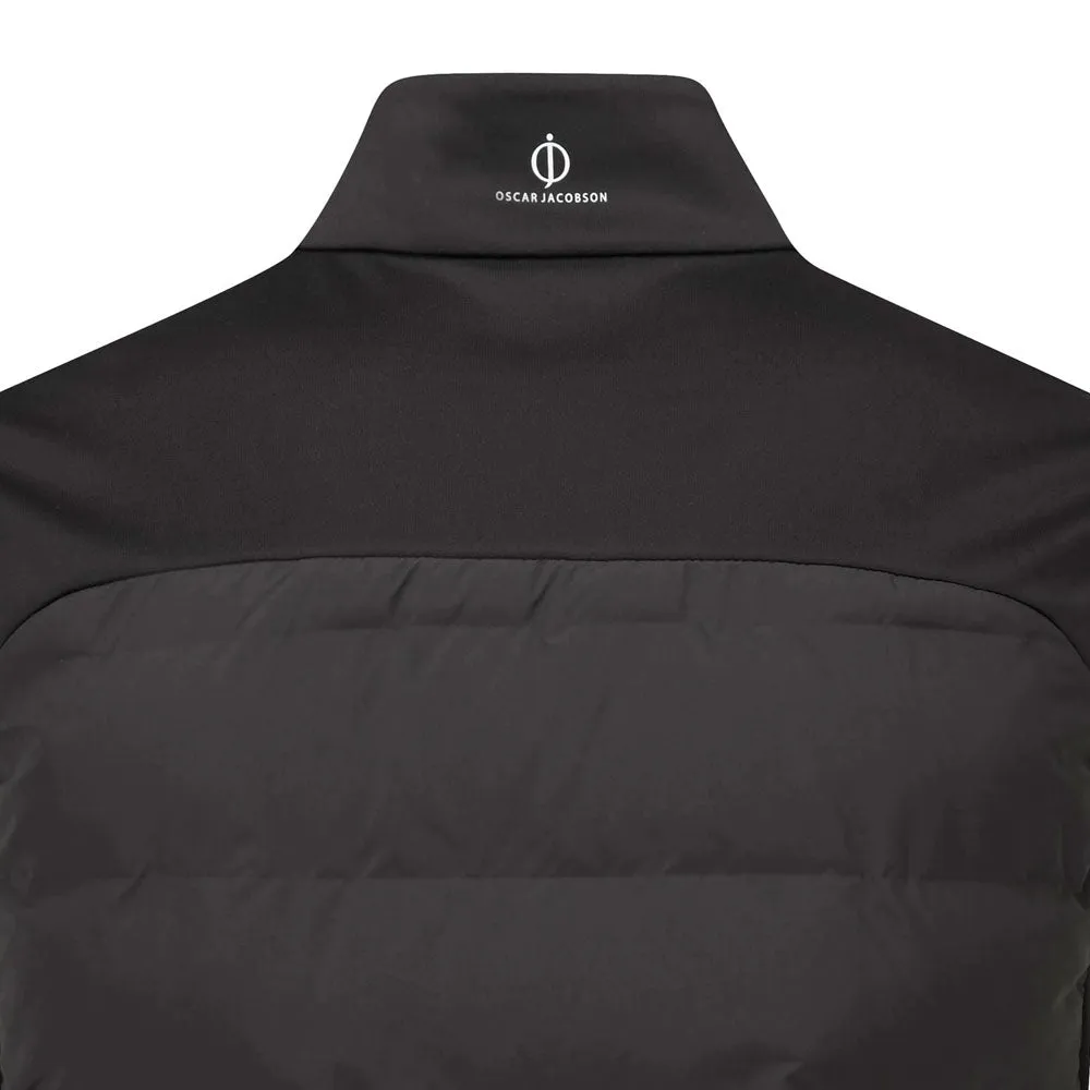 Oscar Jacobson Randal Full Zip Padded Gilet - Black