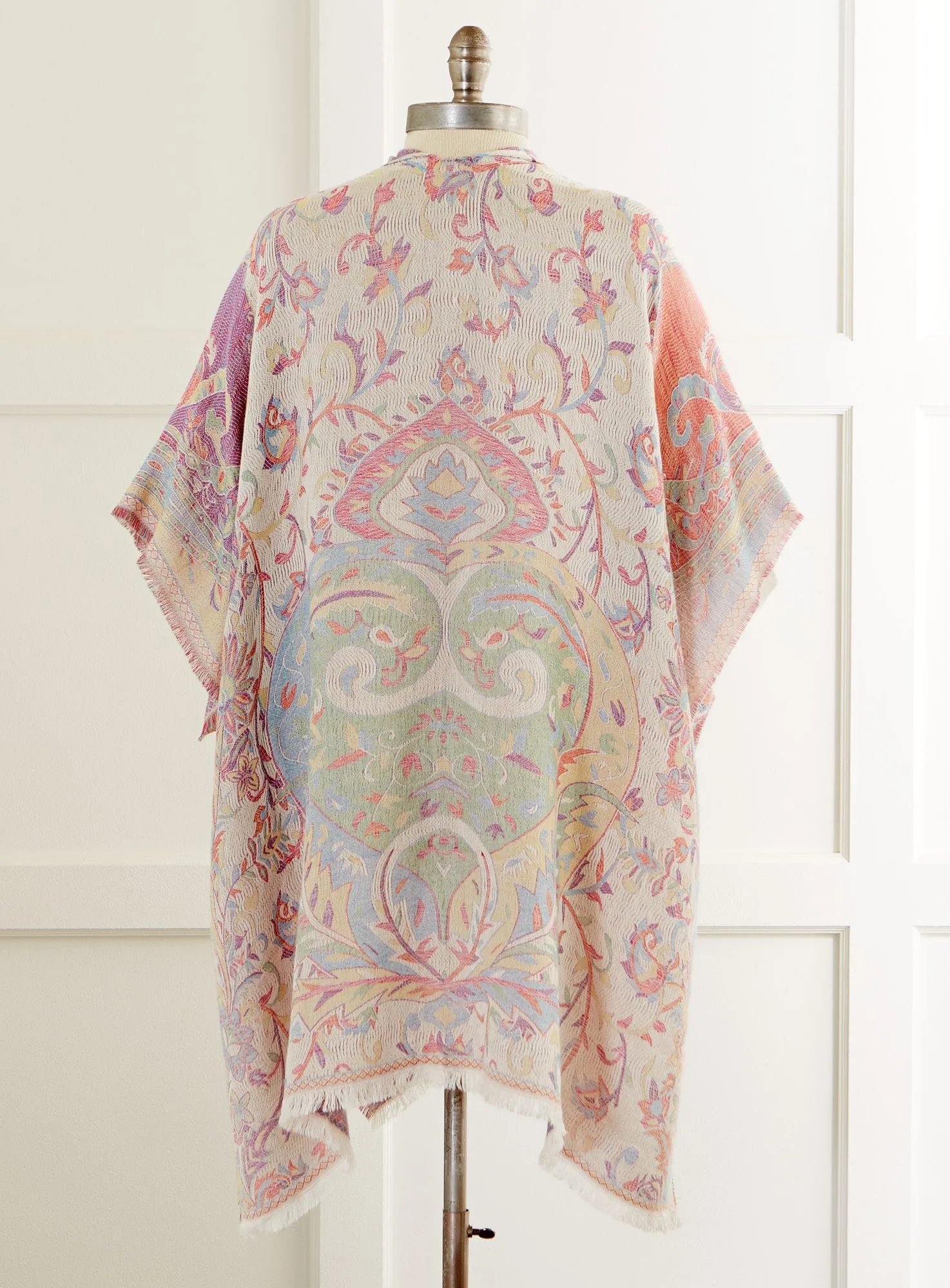 Paisley Pastels Reversible Kimono Wrap