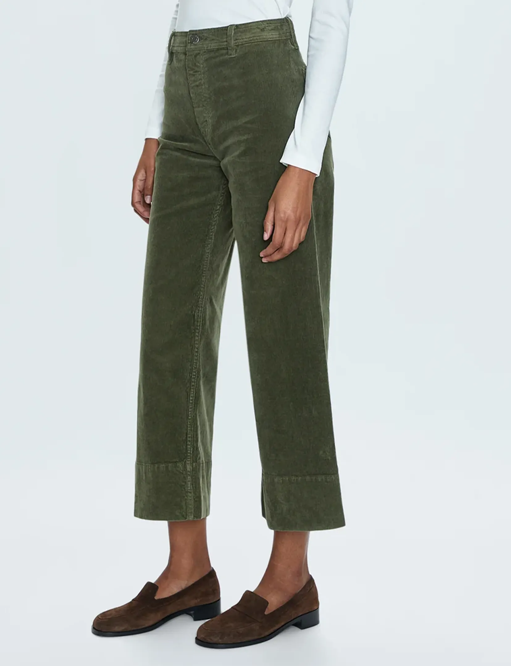 Penny Crop High Rise Wide Leg, Martini