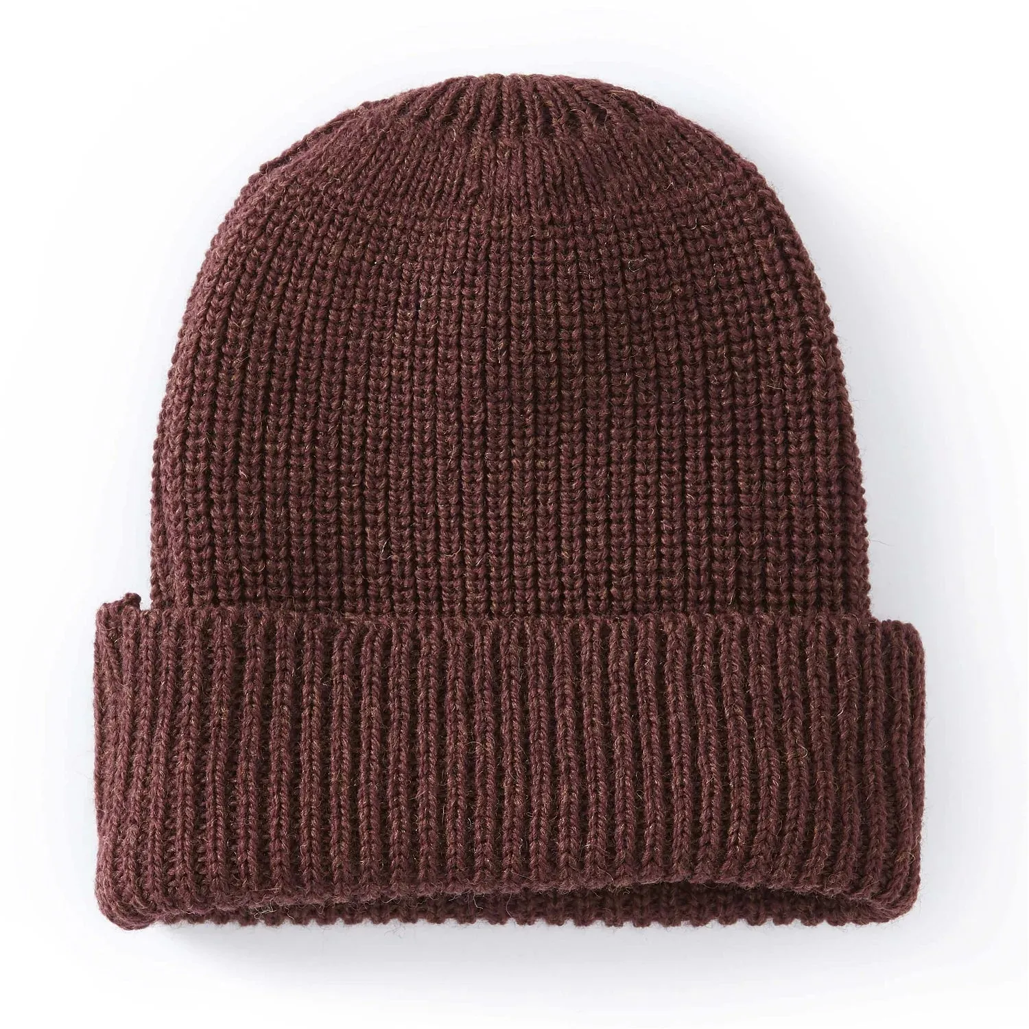 PEREGRINE - Porter Ribbed Beanie - Merino Wool - Shiraz