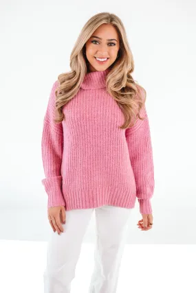 Pistola Ashley Turtleneck Sweater - Aurora Pink