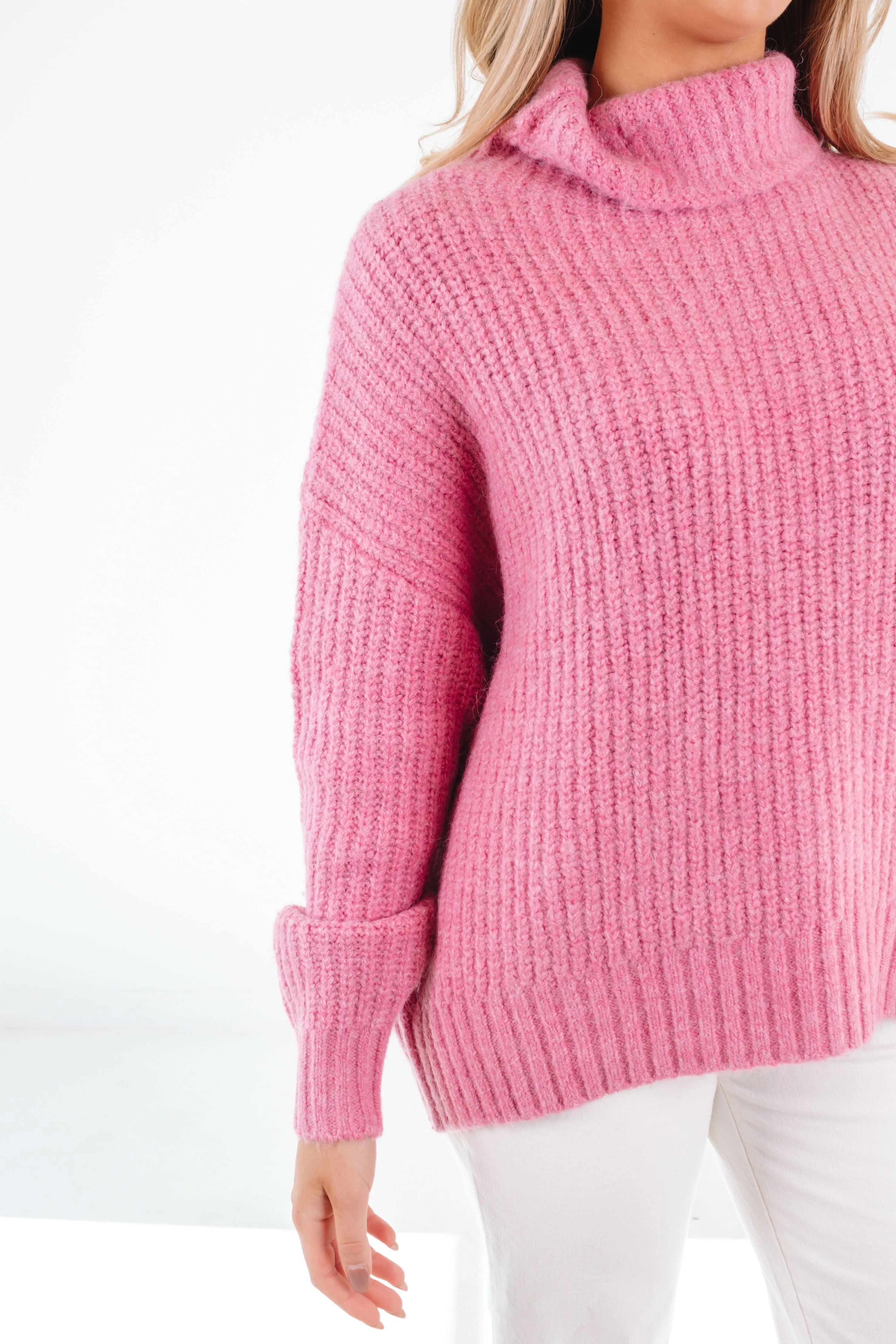 Pistola Ashley Turtleneck Sweater - Aurora Pink