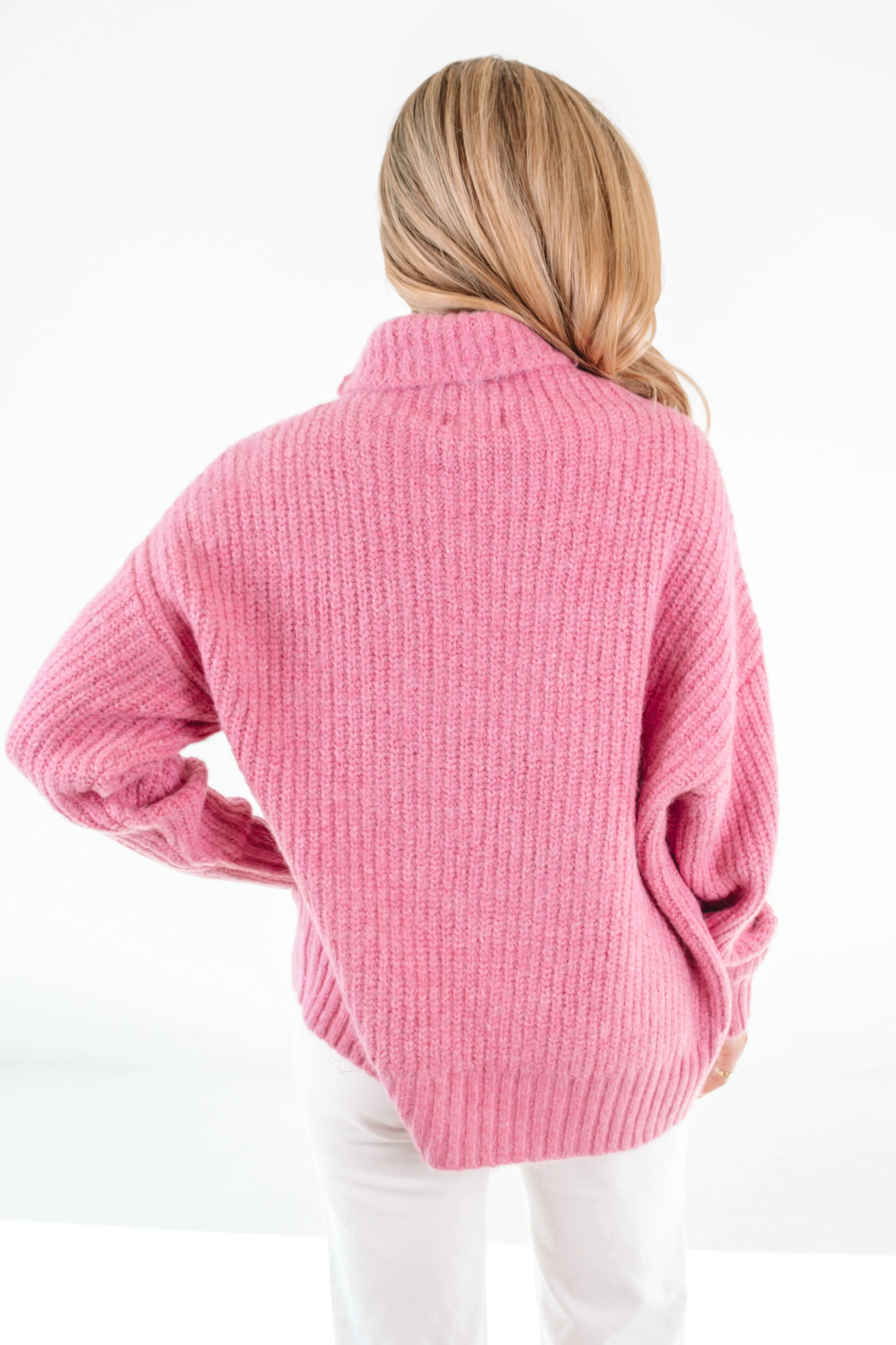 Pistola Ashley Turtleneck Sweater - Aurora Pink