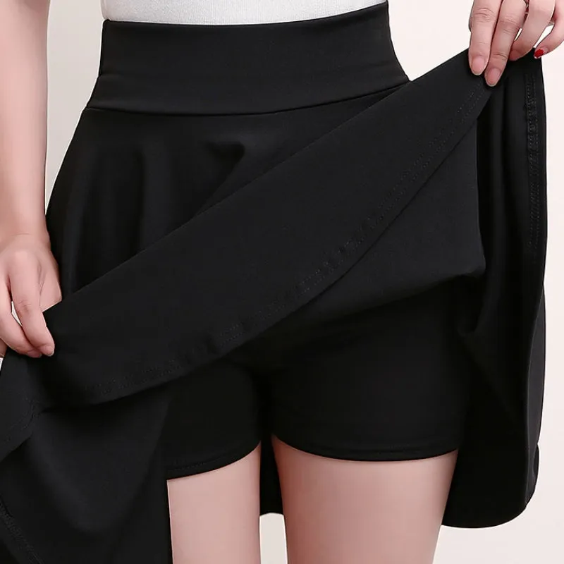 Pleated Skirts with Shorts for Dancing and Exercise