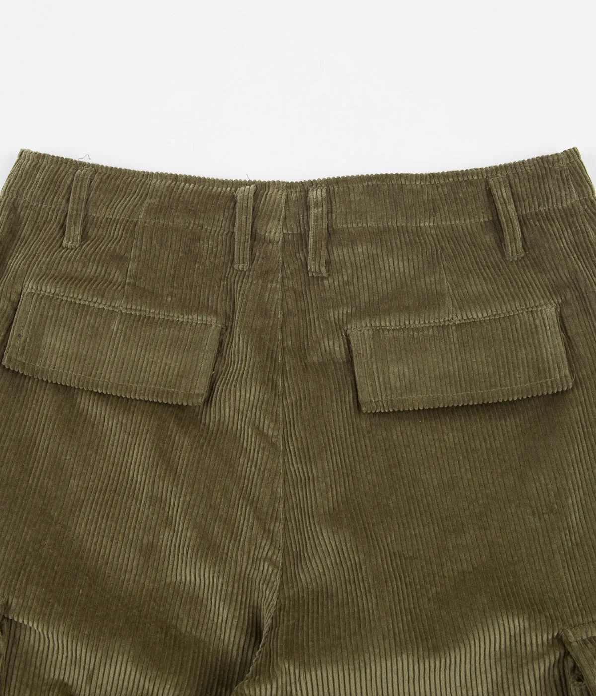 Pop Trading Company Corduroy Cargo Pants - Hunting Green