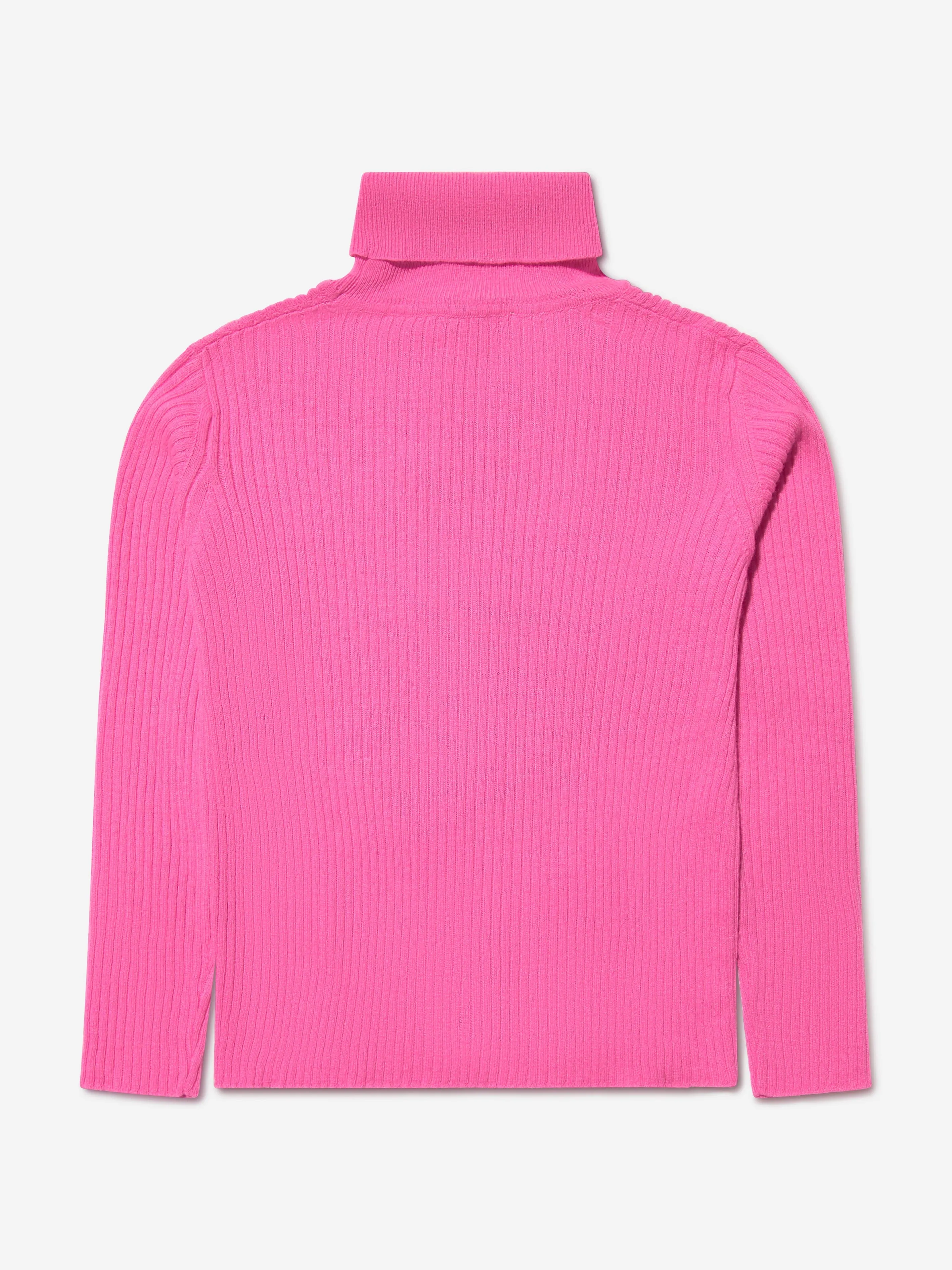 Pucci Girls Merino Wool Turtleneck Jumper