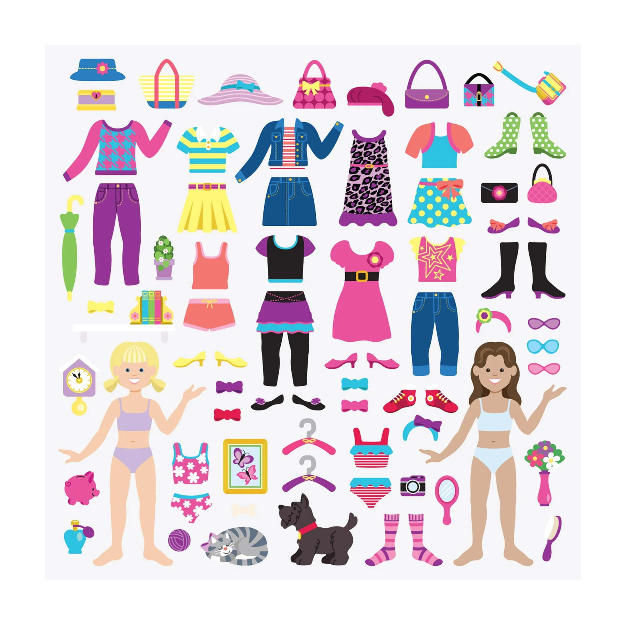 Puffy Sticker Play Set - Dress-Up