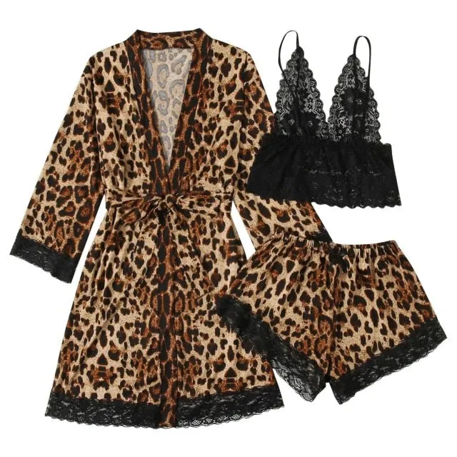 "Celeste" Leopard Lounge Set