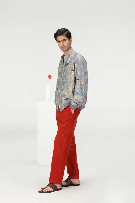 Raahi Pant Corduroy Red