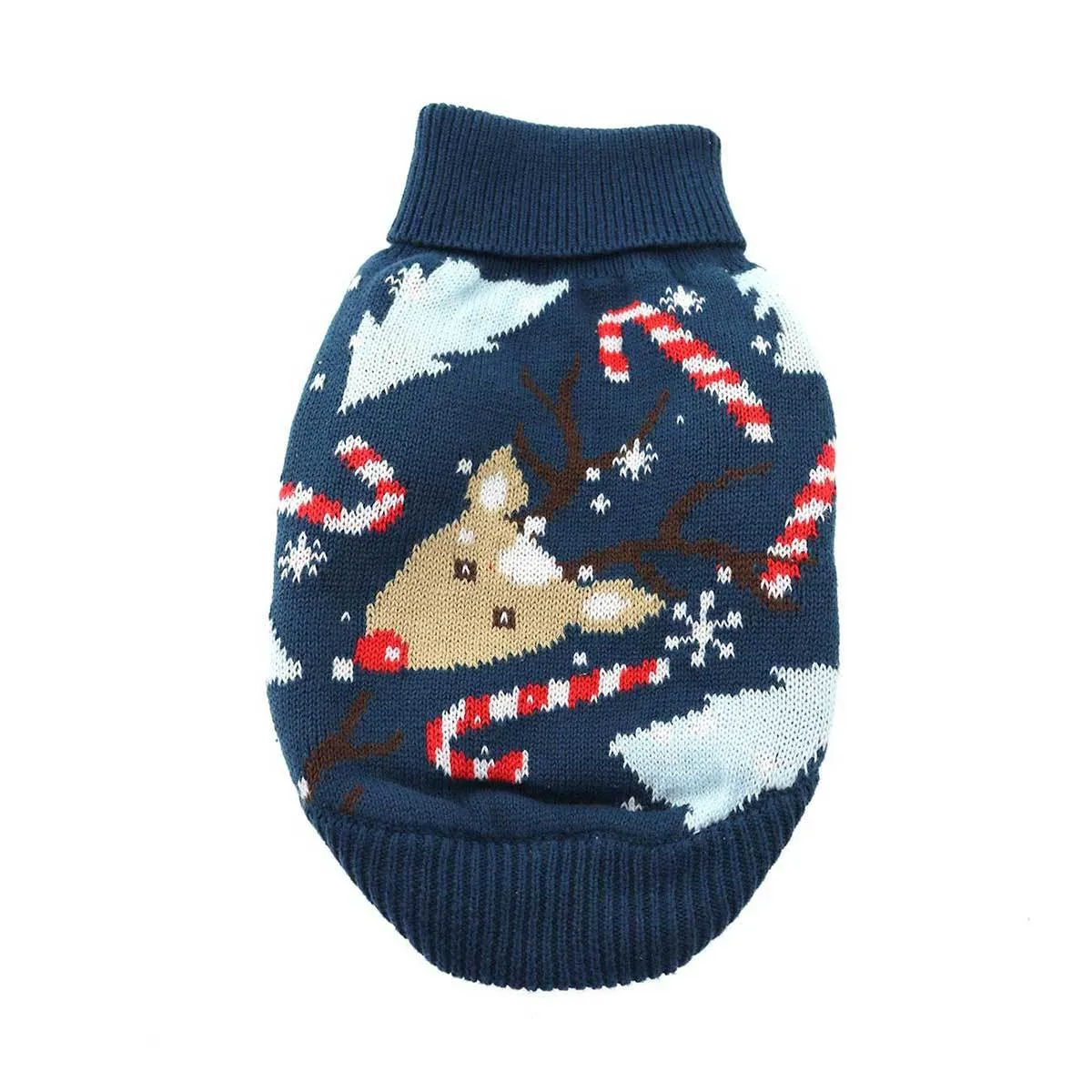 Reindeer Holiday Dog Sweater