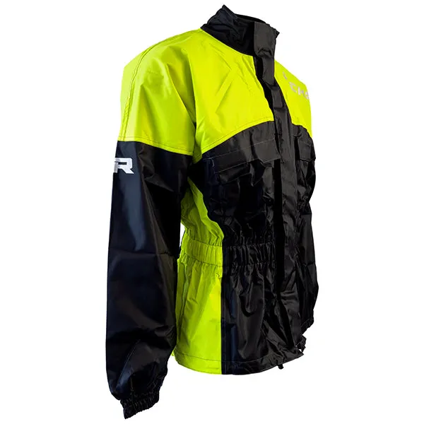 Richa Rain Waterproof Warrior Jacket - Black / Fluo