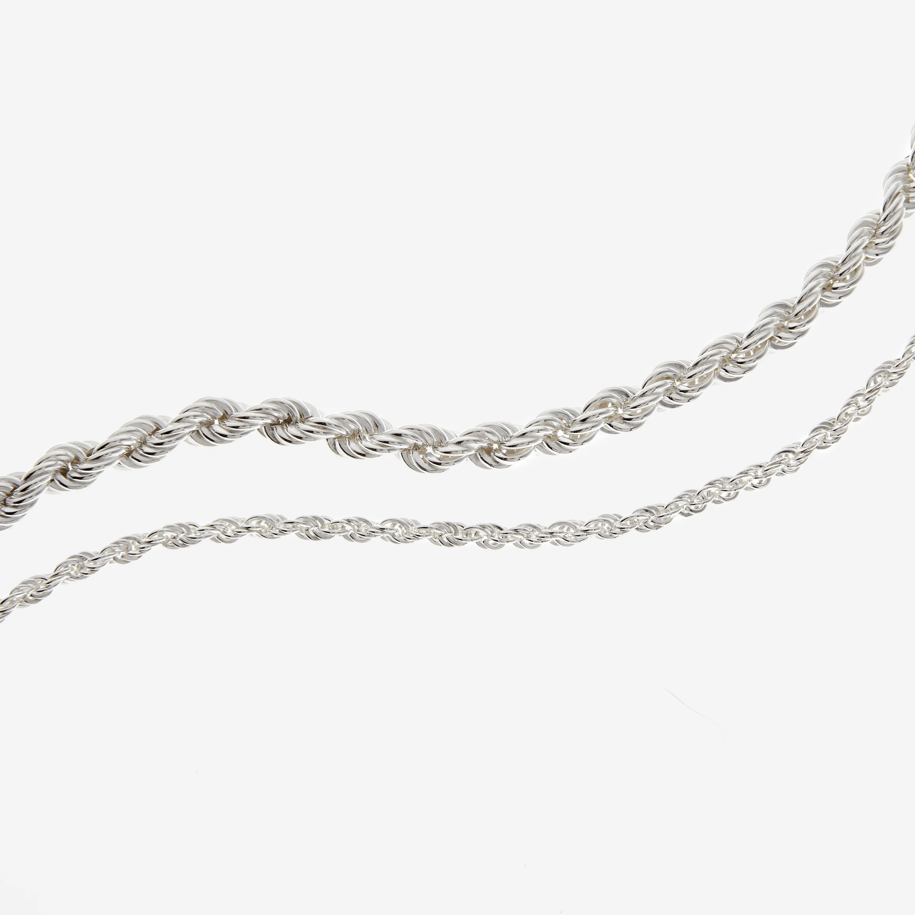 Rope Chain Bracelet  | Sterling Silver