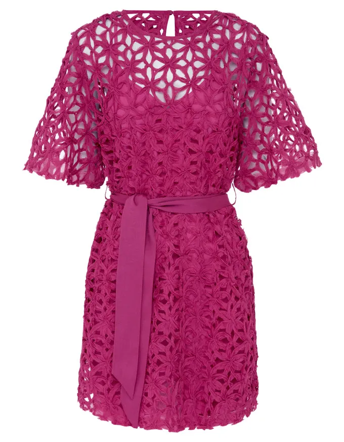 Rosa Mini Dress Fuchsia