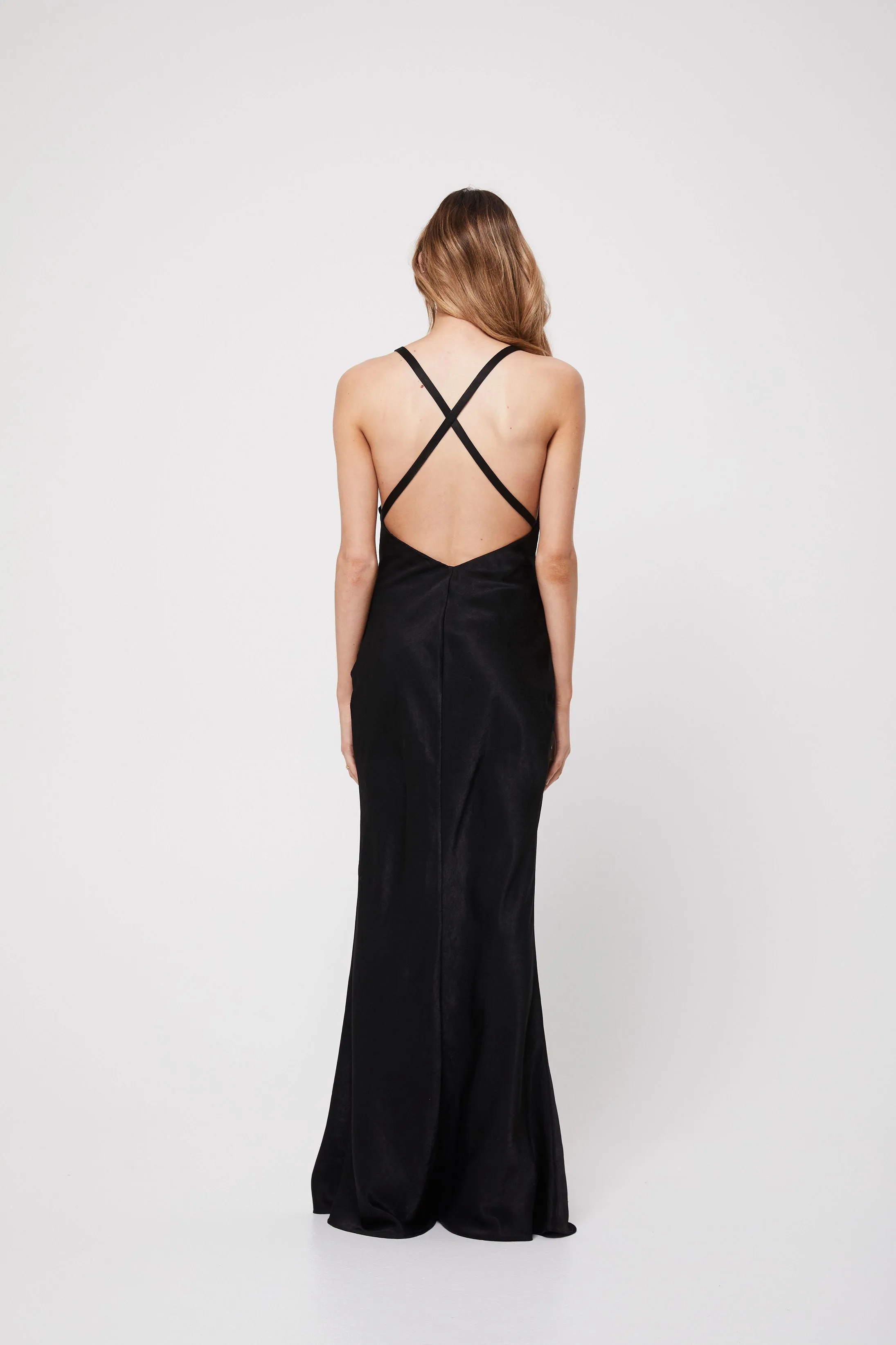 Rozalia Russian x Atoir WOMENS THE SLIP DRESS - BLACK