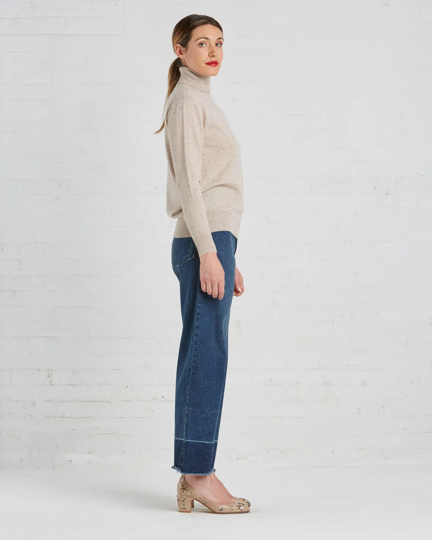 Ryan Roche Cashmere Turtleneck Sweater | Bambi