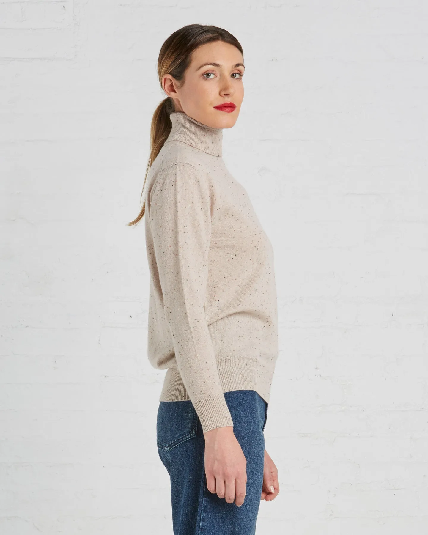 Ryan Roche Cashmere Turtleneck Sweater | Bambi