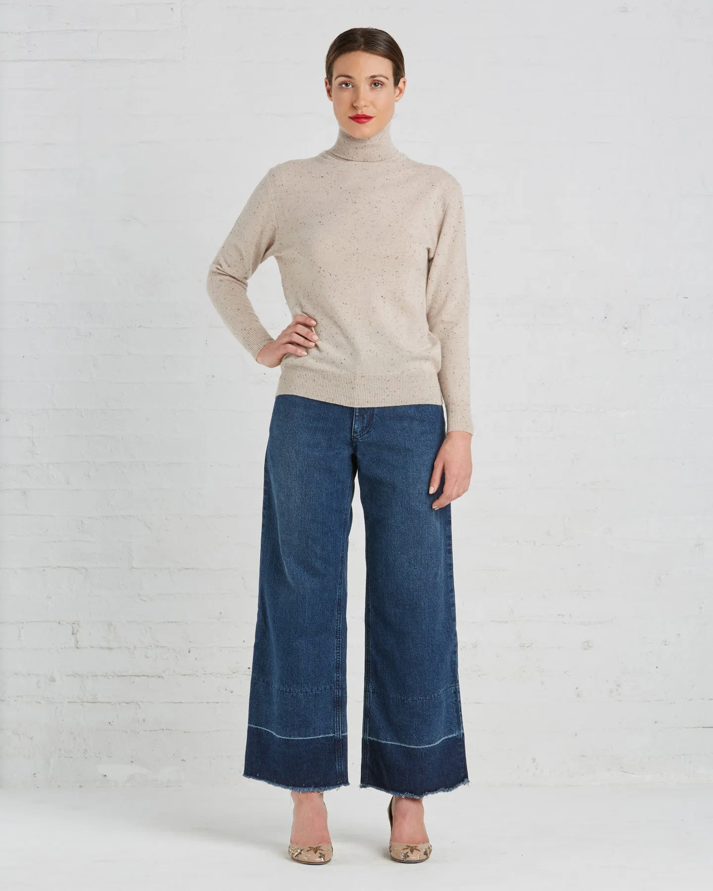 Ryan Roche Cashmere Turtleneck Sweater | Bambi