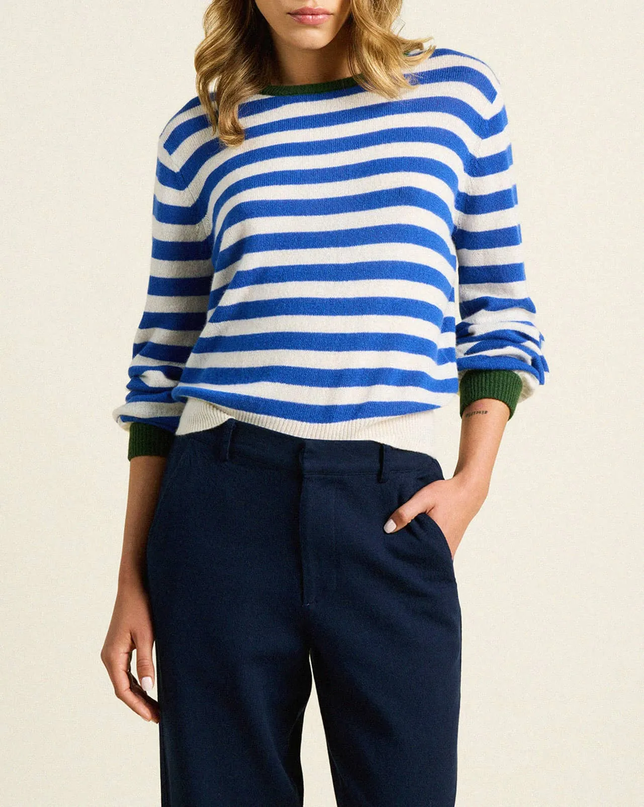 Ryann Sweater Blue Stripe