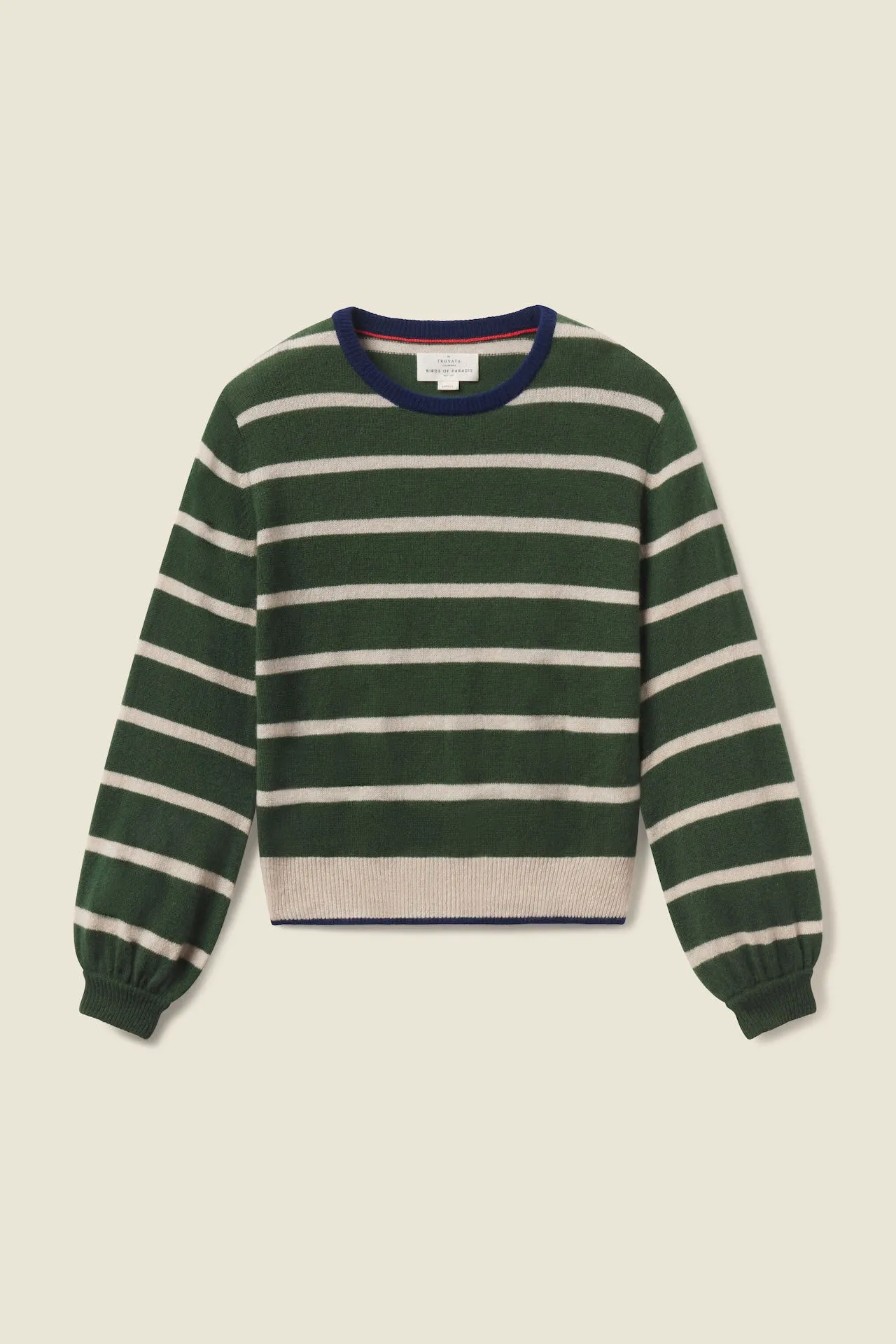 Ryann Sweater Green Stripe