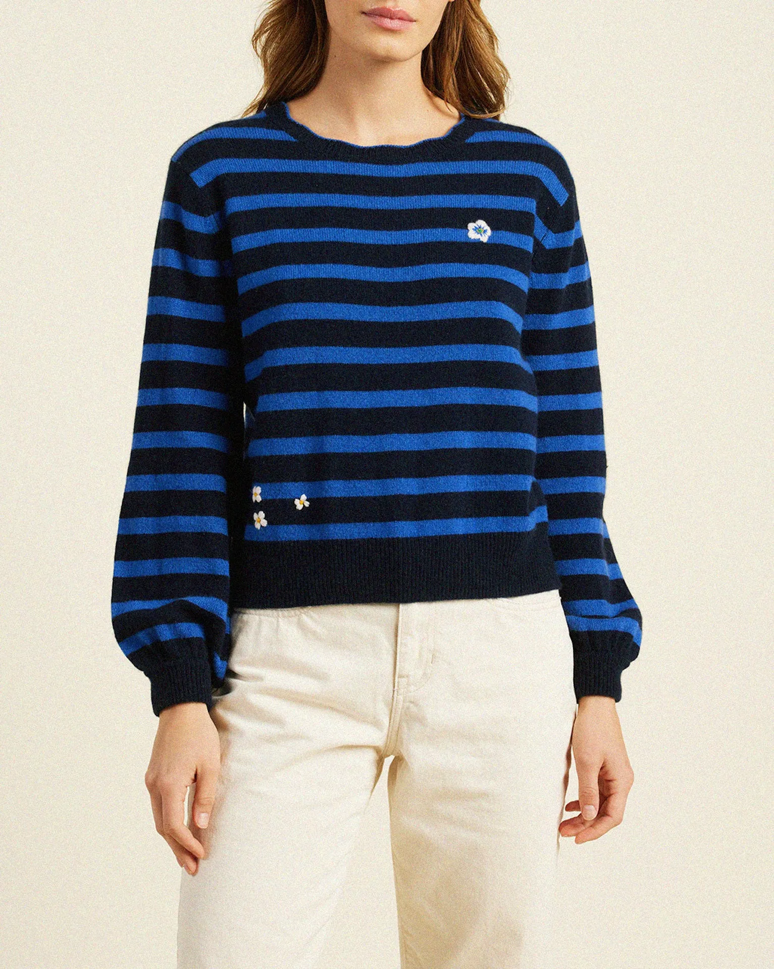 Ryann Sweater Navy/Blue Stripe