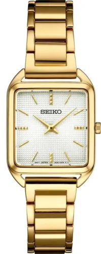 Seiko Ladies Essential Quartz Watch with a Silver Dial