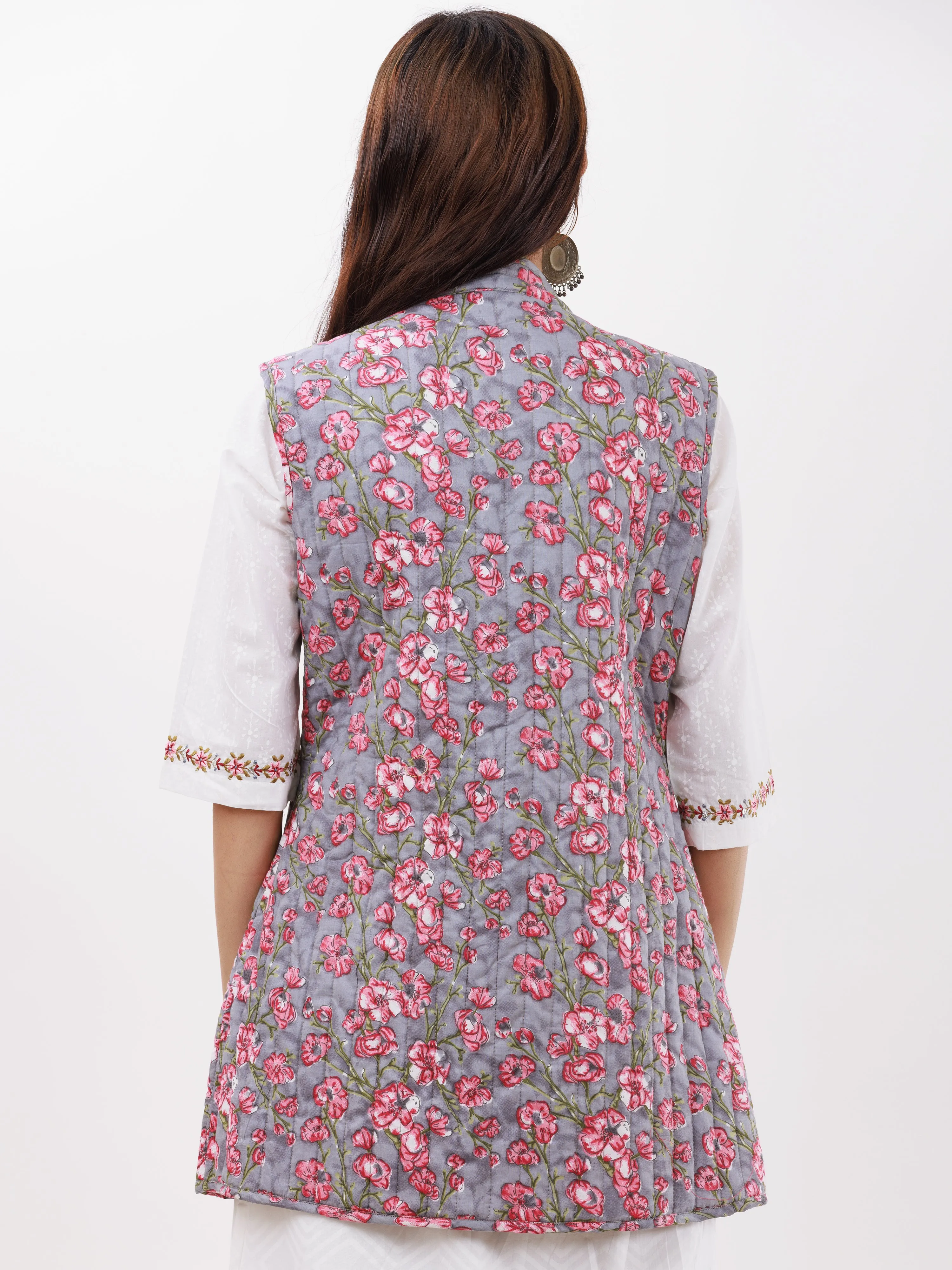 Shishir Anaysa Quilted Reversible Sleeveless Jacket