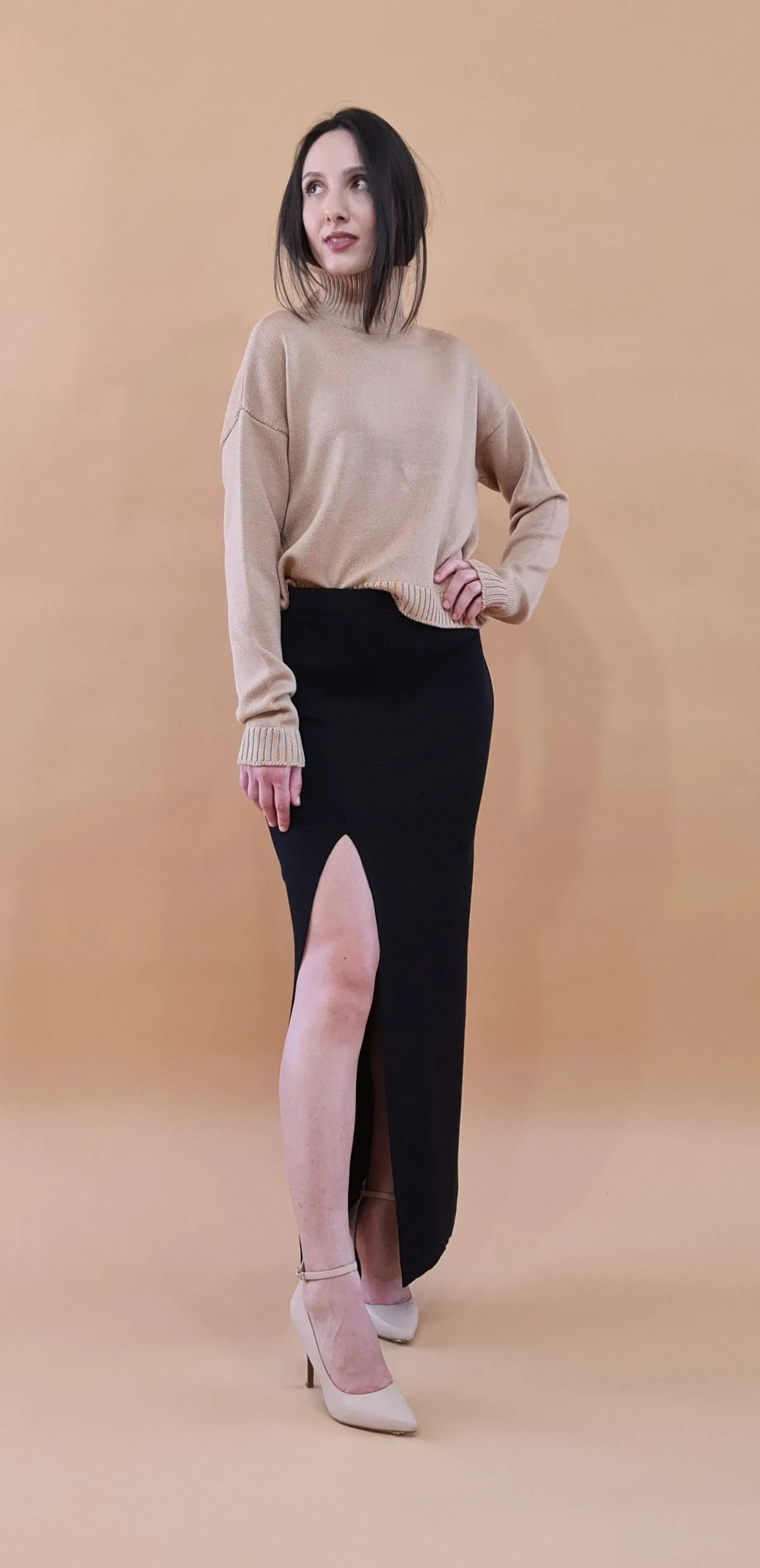 Silenzio Luxe Merino Turtleneck Sweater