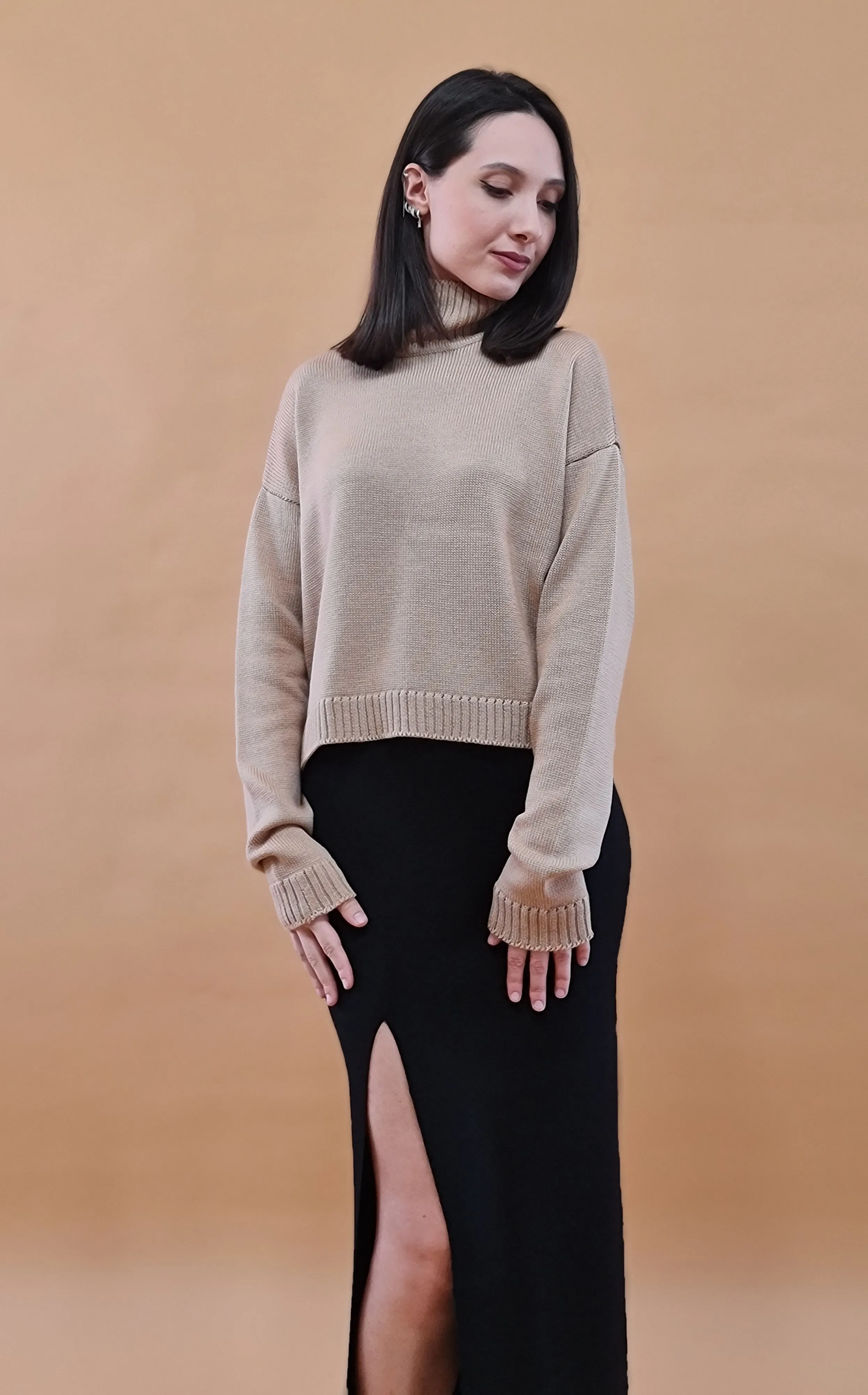 Silenzio Luxe Merino Turtleneck Sweater