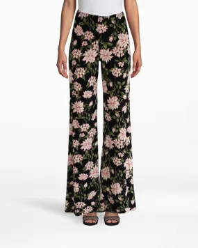 SPRING DREAM WIDELEG PANT in SPRING DREAM BLACK