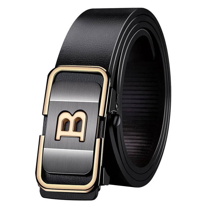 Stylish Western Cowboy Belt with Automatic Buckle Perfect Gift