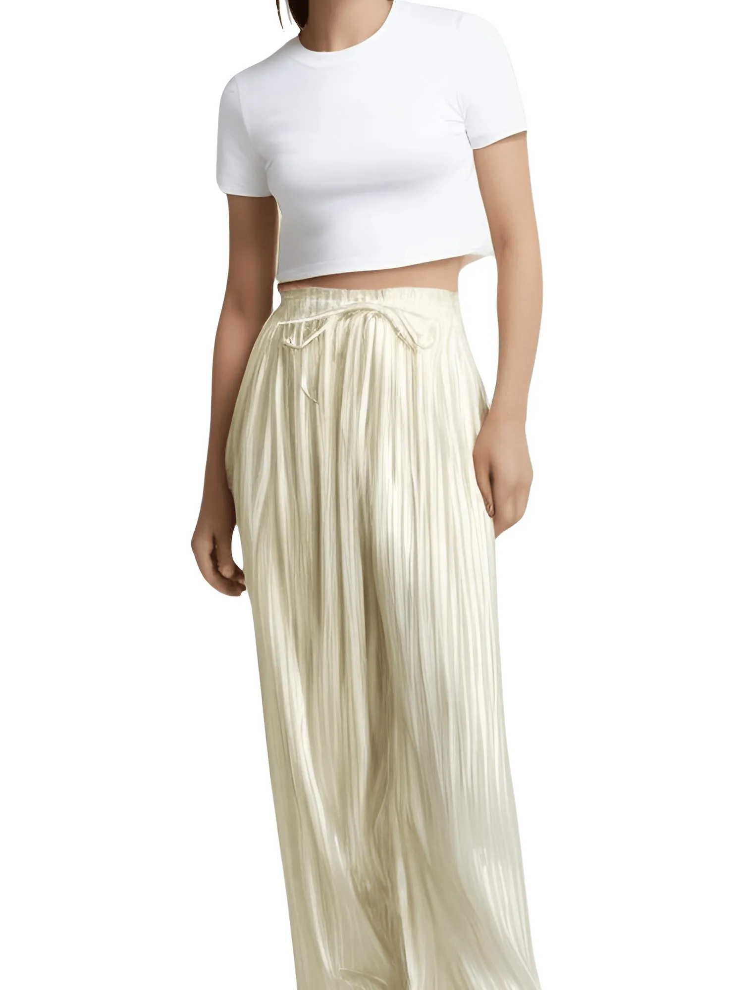 Summer Casual Pants Women's Wide Leg Oversized Pants High Waisted