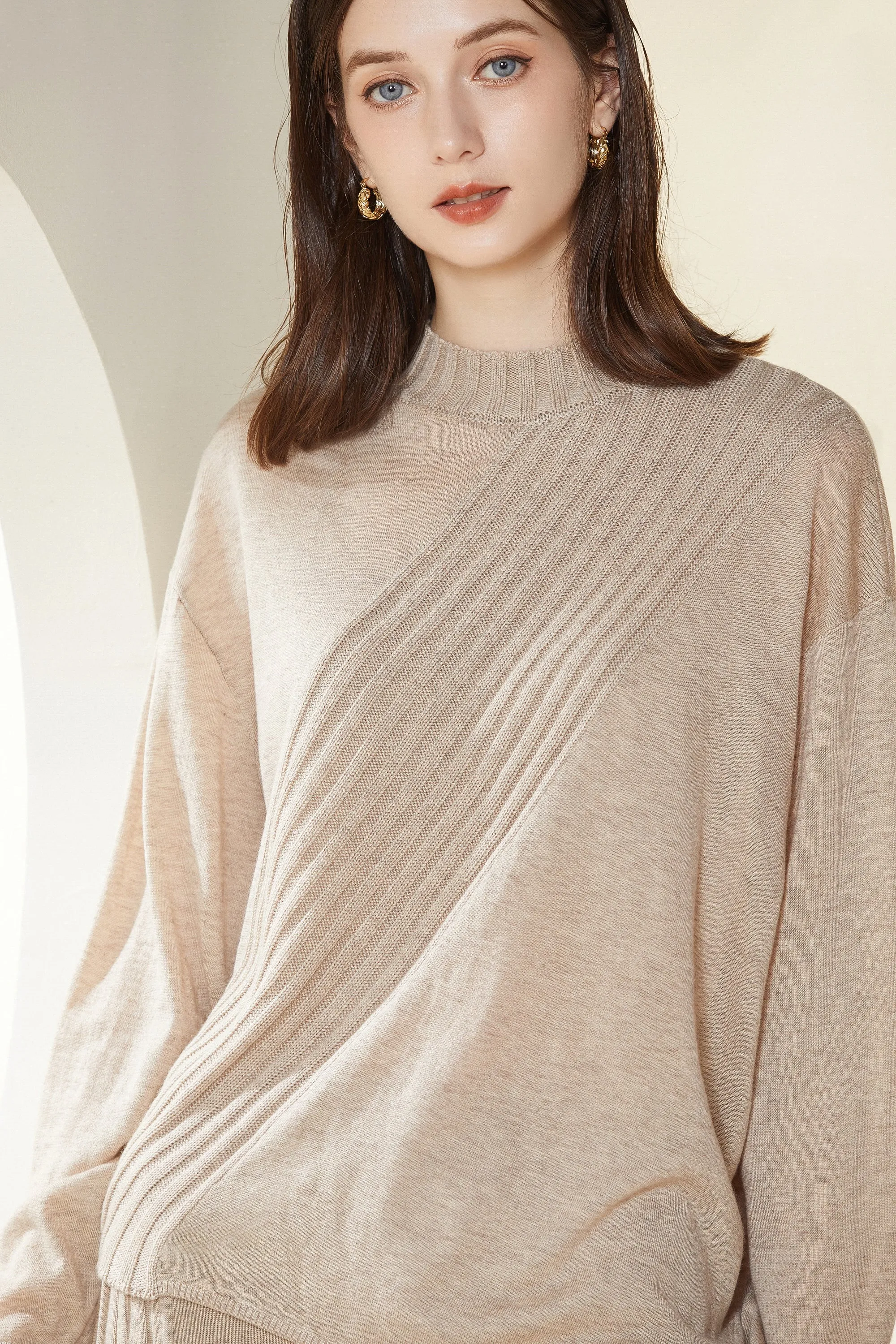 Sylphide | Gisele Stripes Wool Sweater