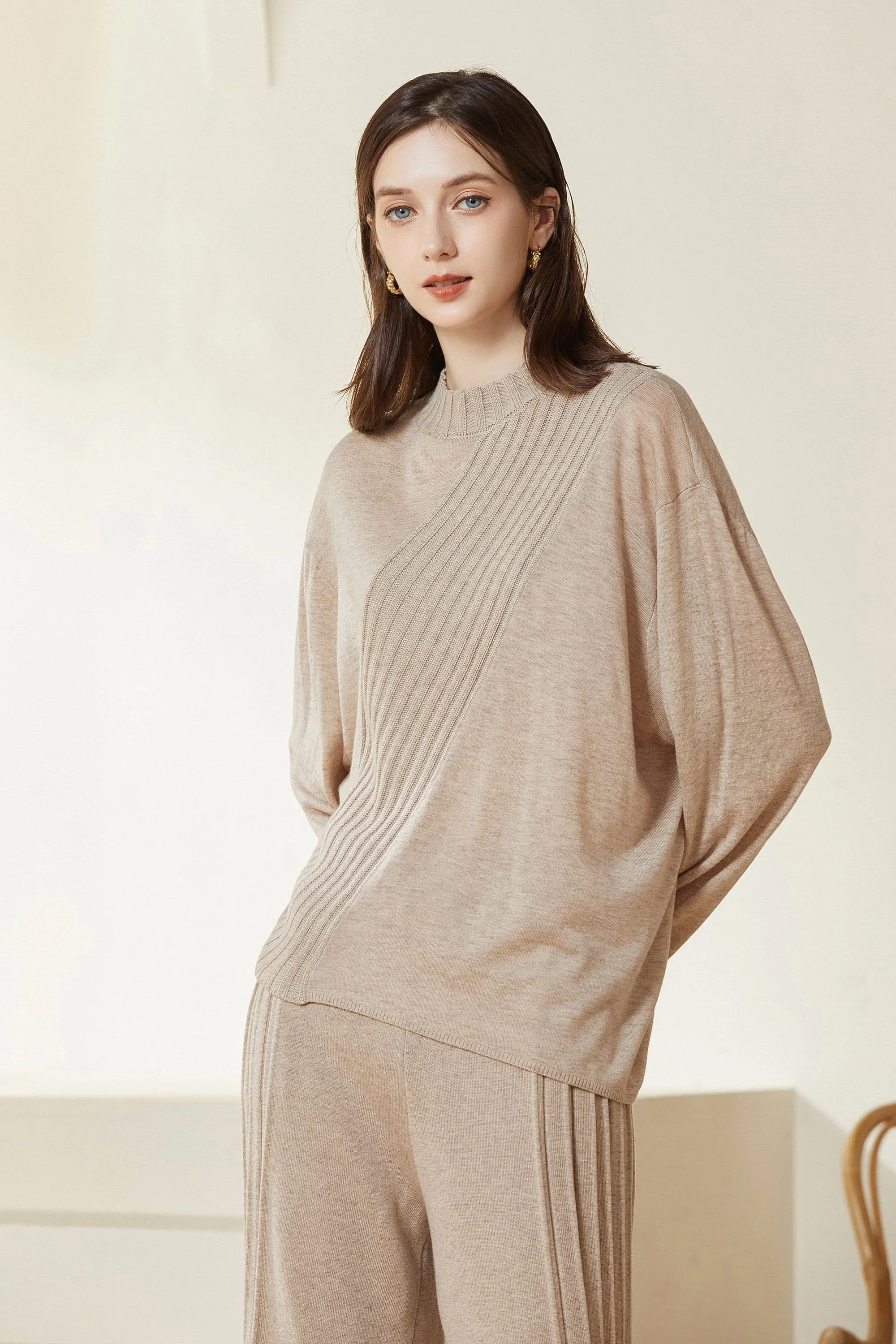 Sylphide | Gisele Stripes Wool Sweater