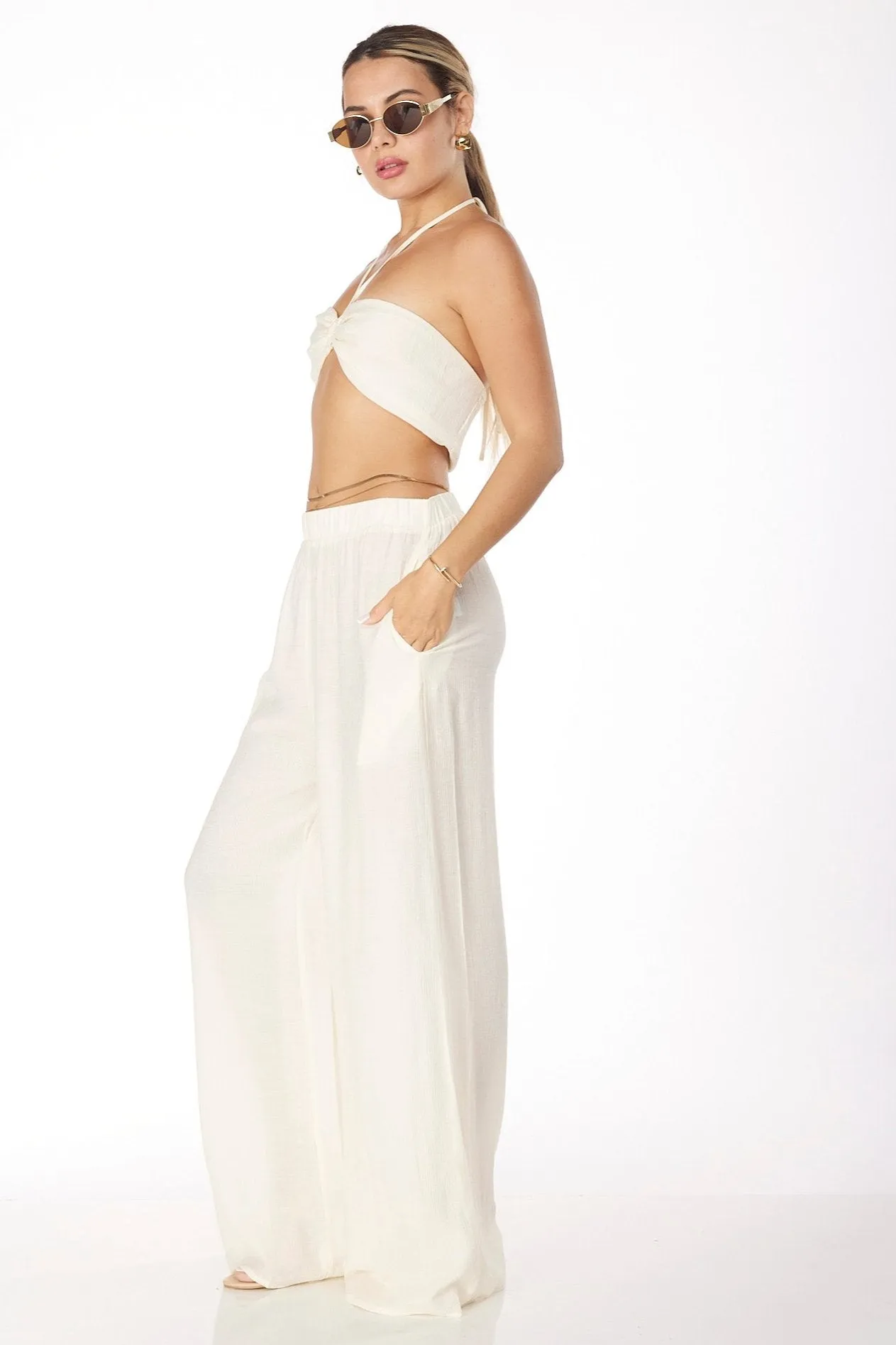 Tahitian Moon Wide Leg Pants