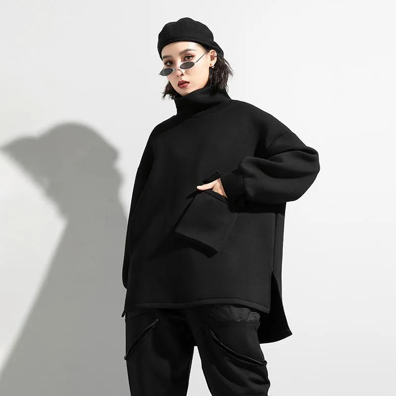 Tamaka Pocket Turtleneck Long Sleeve Shirt