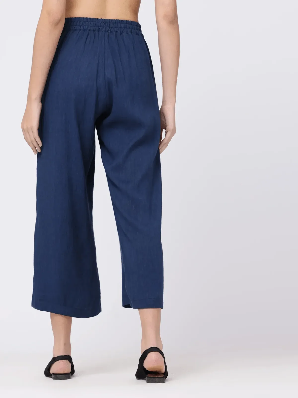 Tencel & Organic Cotton Solid Slip Top with Long Shirt and Wide Leg Pant 3-Piece Co-ord Set