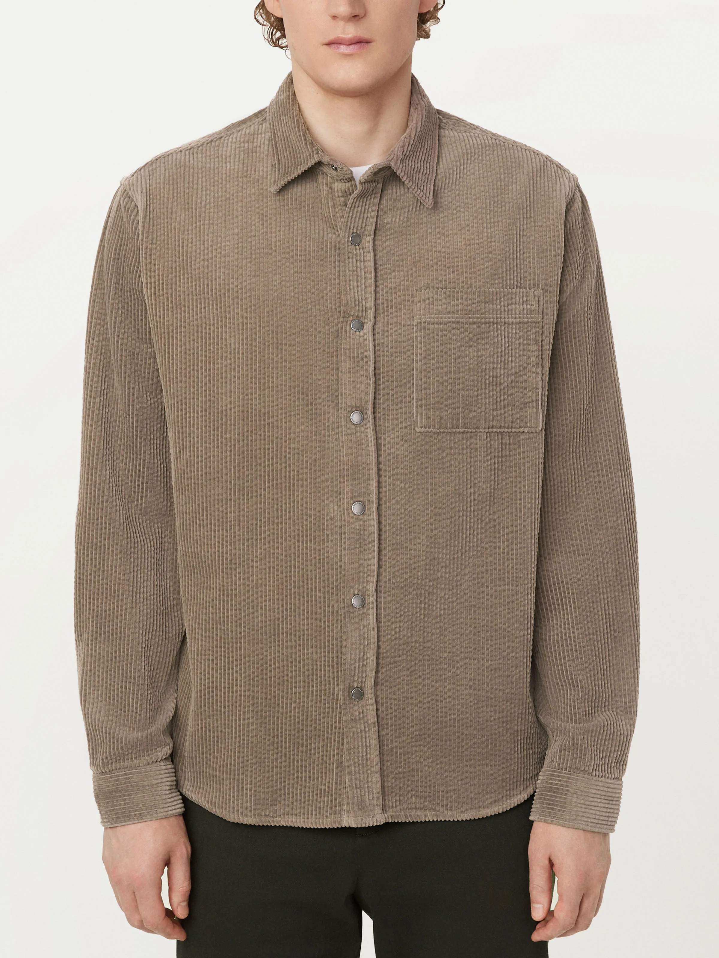 The Corduroy Shirt in Sandstone