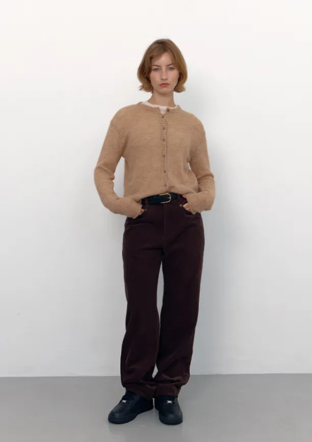 [THE FEU] FW 24 Corduroy pants (Dark Brown)