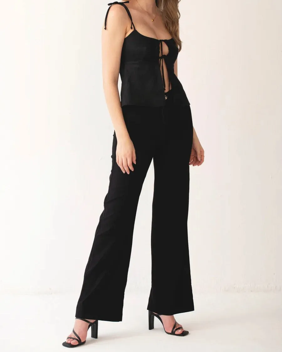 The Harlow Pants Black