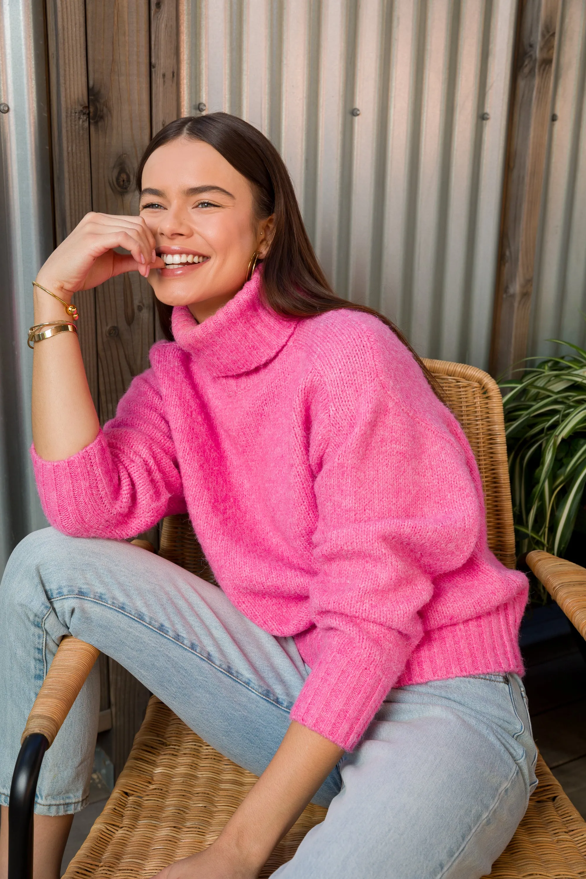 Tillie Pink Sweater