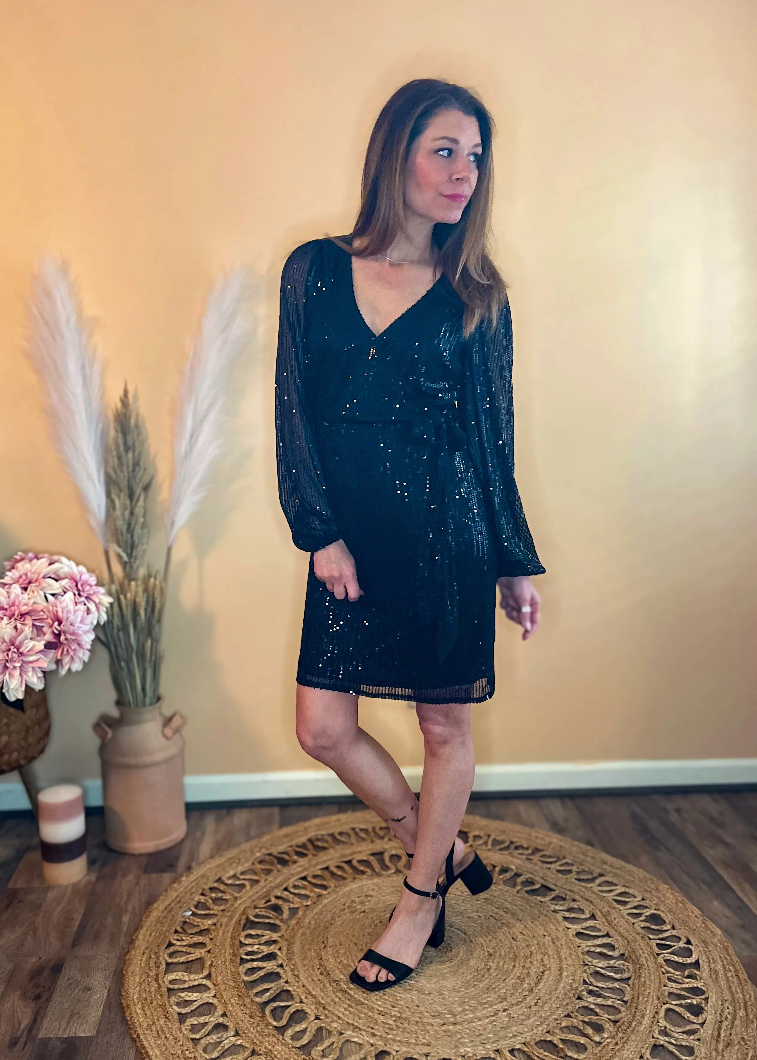 Time to Shine Sequin Mini Dress